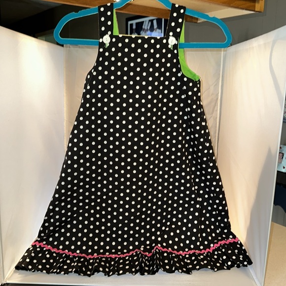 Mulberry Sundress black white and green nonsmoking home. Size 6x. - Picture 4 of 6